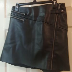 Leather skirt